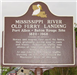 Mississippi River Old Ferry Landing Historical Marker