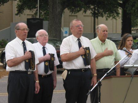 American Legion doing the Pledge of Allegiance