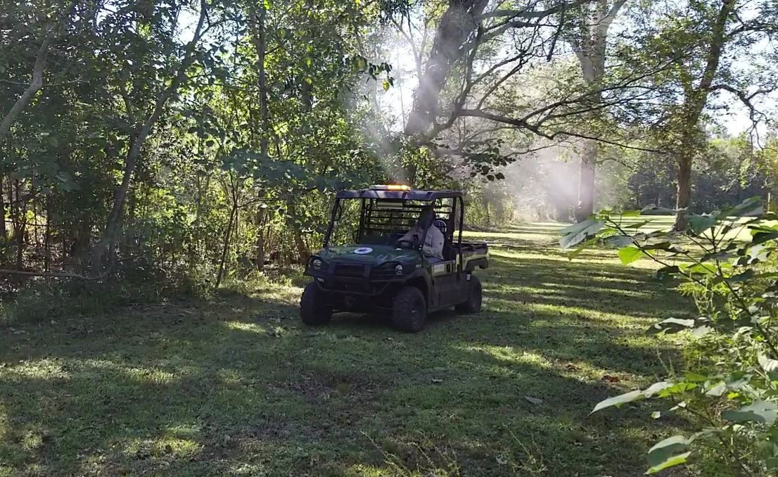 Off road vehicle ULV spraying