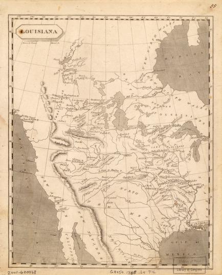 Louisiana  Map 1805