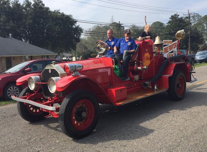 Addis Parade 1924 American LaFrance fire engine
